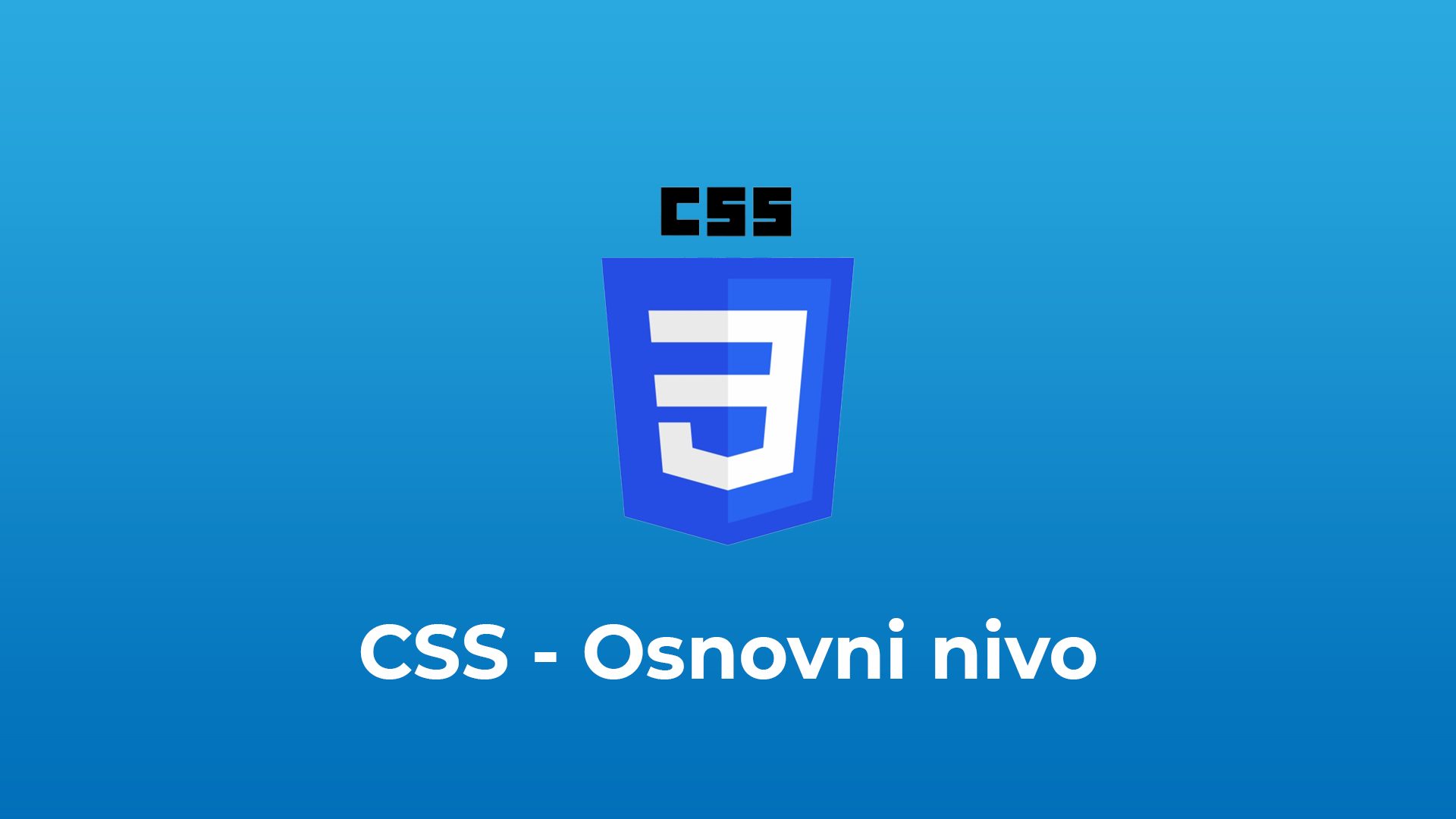 CSS - Osnovni nivo